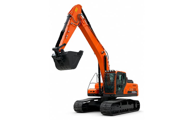 Excavadora de orugas DX230PC-9 de 21,6 toneladas