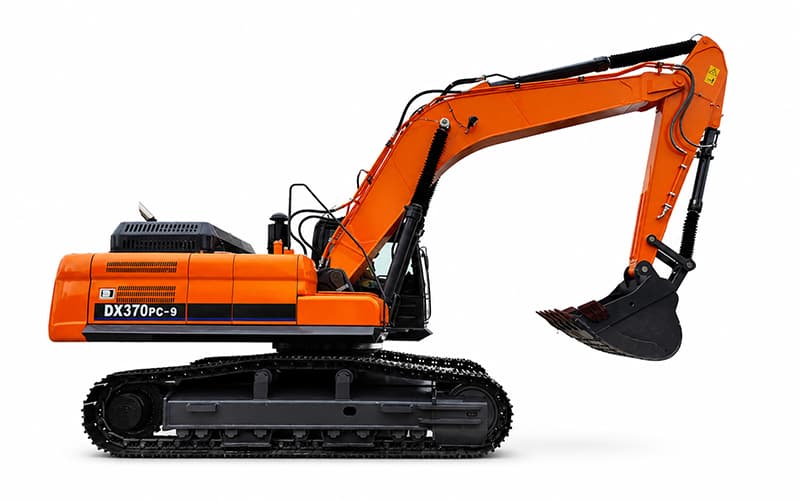 Excavadora de orugas DX370PC-9 de 35,6 toneladas