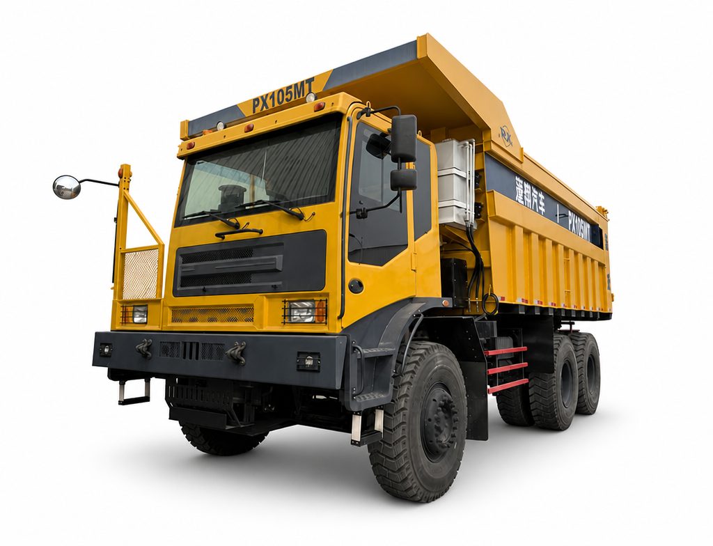 Camión volquete minero todoterreno PX105 de 70 toneladas